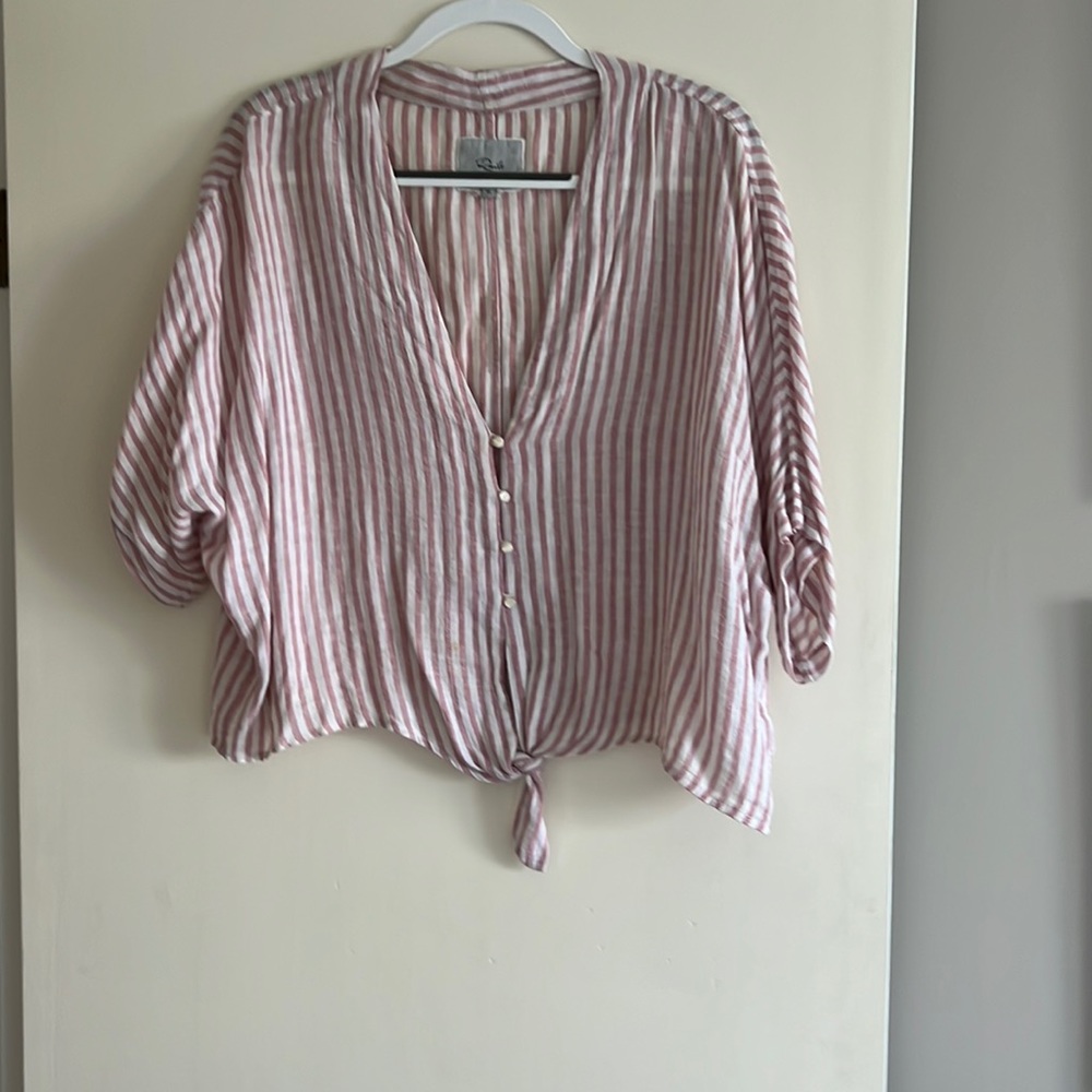Rails Pinstripe Top